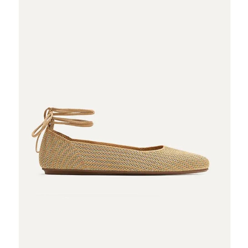 Rothy's Gold Wrap Ballet Flats